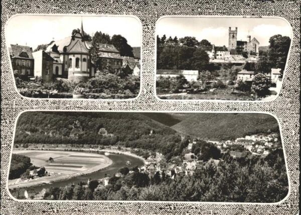 Neckarsteinach Teilansichten Panorama