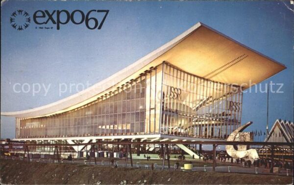 Expositions Expo67 Montreal Canada Pavillon de l'Un