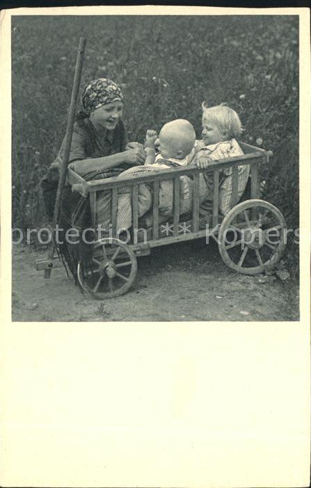 Kinder Child Enfants Holzwagen Deutsche Erde Nr. 87