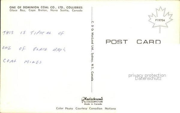 Koehlerei Dominion Coal Glace Bay Cape Breton Nov – Bild 2