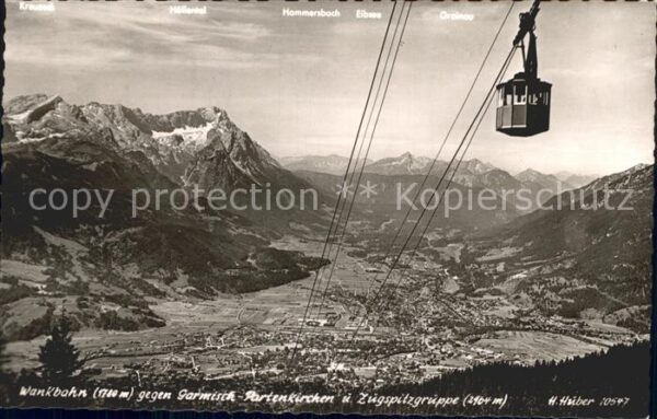 Seilbahn Wankbahn Garmisch-Partenkirchen Zugspit