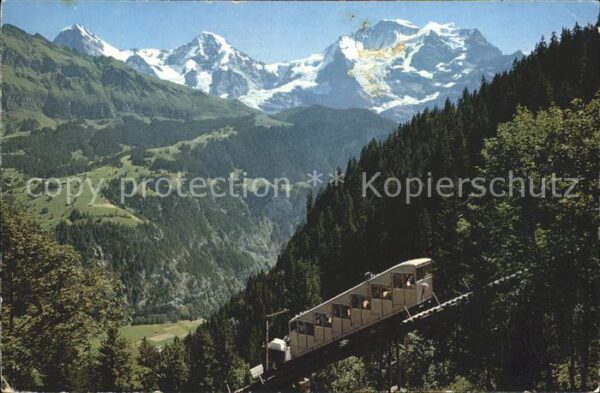 Zahnradbahn Lauterbrunnen-Mürren Eiger Mönch Jungfr