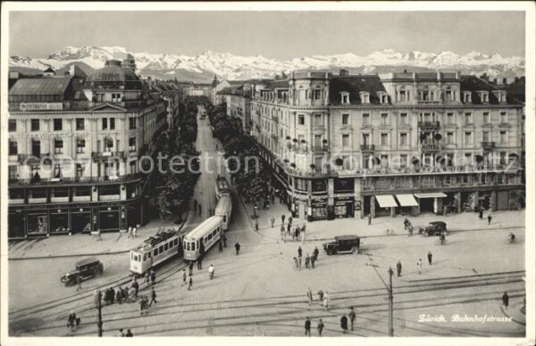 Strassenbahn Zürich Bahnhofstrasse
