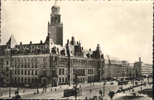 Strassenbahn Rotterdam Stadhuis