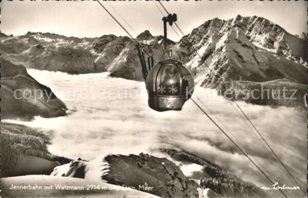 Seilbahn Jenner Watzmann Steinernes Meer Königss