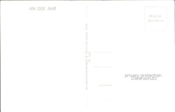 Foto Zeitz F.G. Nr. 1351 Altenahr Burg Are – Bild 2