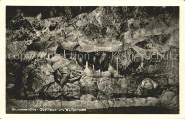 Hoehlen Caves Grottes Baumannshöhle Goethesaal Wolfgangsee