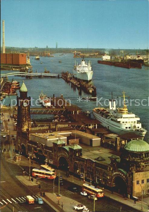 Faehre Ferry Bac Traghetto-- Hamburg St. Pauli-Landungsbrücken