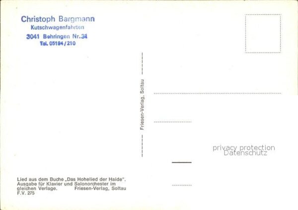 Liederkarte Haidjers Heimat – Bild 2