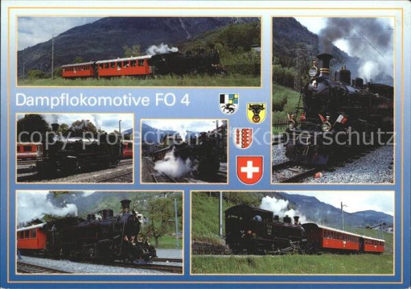 Lokomotive Dampflokomotive FO 4 HG 3/4