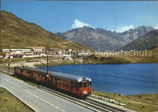 Eisenbahn Furka-Oberalp-Bahn Oberalp-Passhöhe