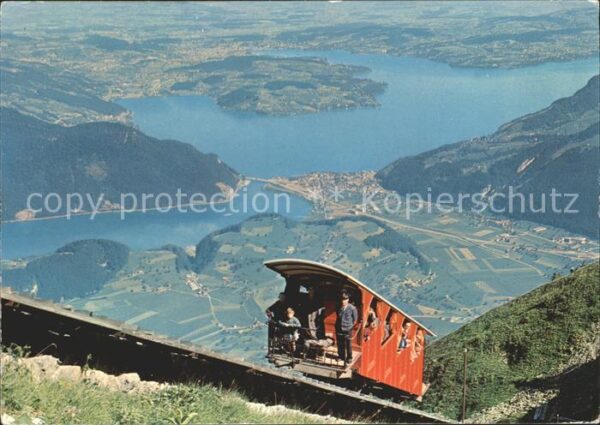 Zahnradbahn Stanserhornbahn Vierwaldstättersee Luze