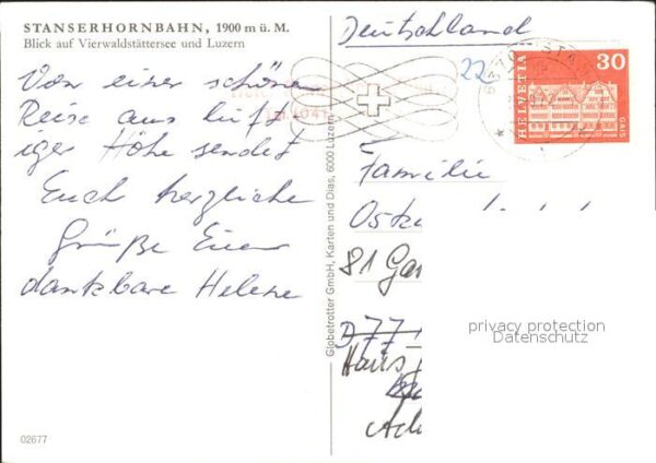 Zahnradbahn Stanserhornbahn Vierwaldstättersee Luze – Bild 2