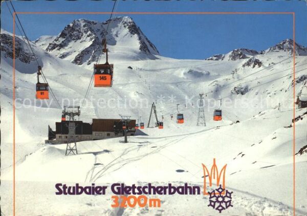 Seilbahn Stubaier Gletscherbahn Fernau Dresdner