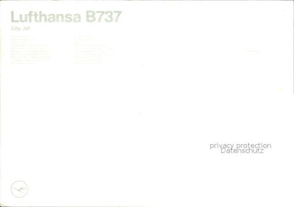 Lufthansa B737 City Jet – Bild 2