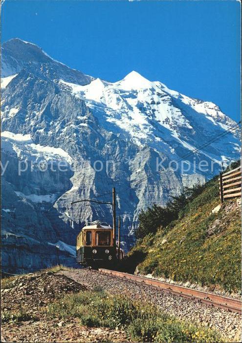 Eisenbahn Kleine Scheidegg Silberhorn Berner Ober