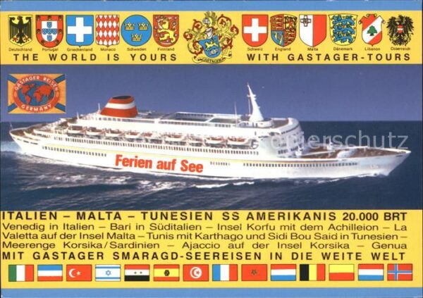 Faehre Ferry Bac Traghetto-- Smaragd-Seereisen