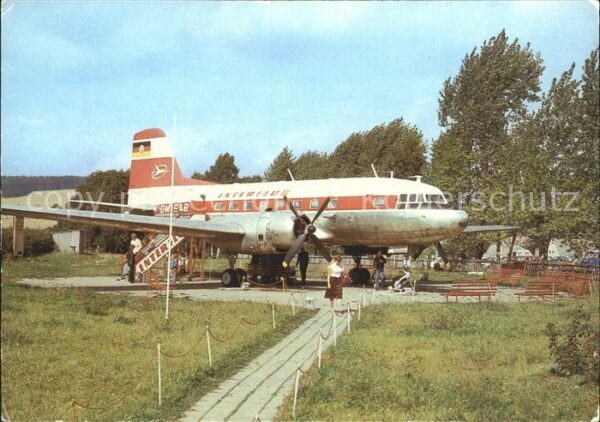 Flugzeuge Zivil Schauflugzeug IL 14 Cämmerswalde