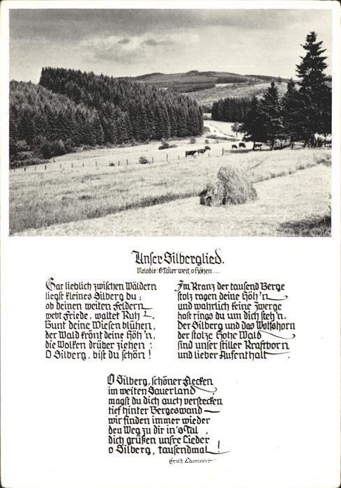 Liederkarte Unser Silberglied