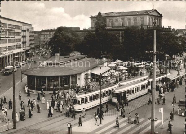 Strassenbahn Hannover Cafe am Kröpcke Opernhaus