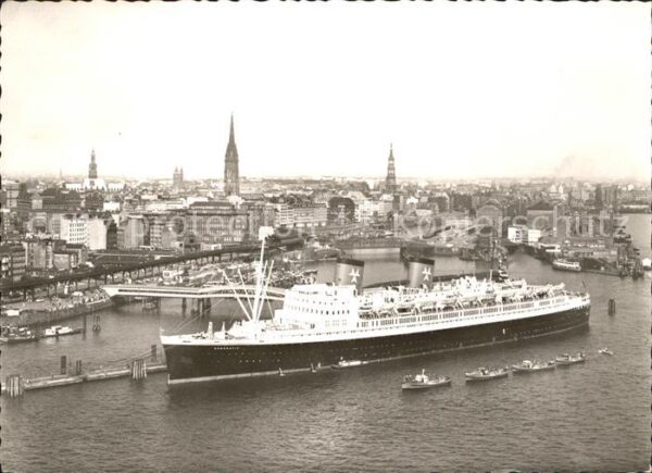 Dampfer Oceanliner Hanseatic Hamburg Überseebrücke