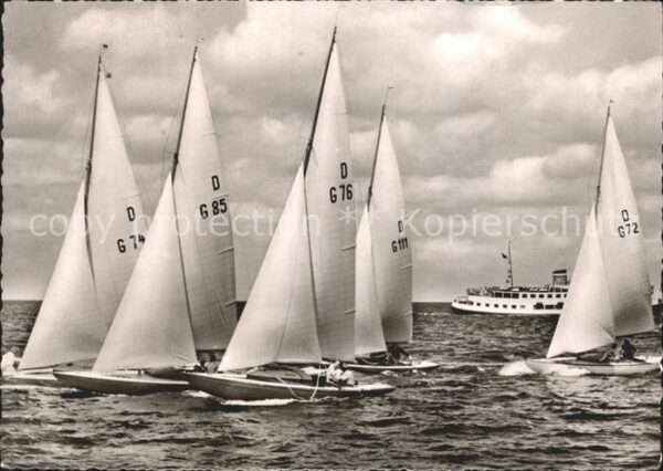 Segeln Segel-Regatta Kiel Bahnpost