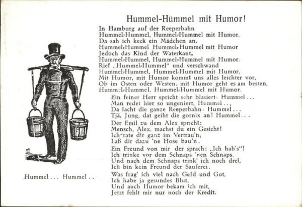 Liederkarte Hummel-Hummel mit Humor