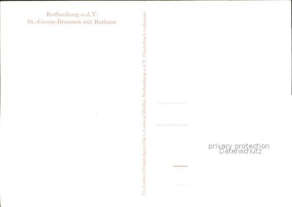 Moessler L. Rothenburg ob der Tauber St.-Georg-Brun – Bild 2