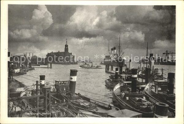 Boote Dampfer Hamburg Hafen