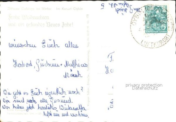 Lokomotive Eisenbahn Oybin Winter Neujahr – Bild 2