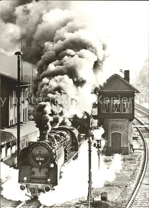 Lokomotive Dampflokomotive Baureihe 50 Ausfahrt No