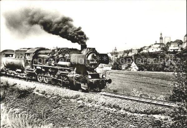 Lokomotive Dampflokomotive Baureihe 52.80 Ausfahrt