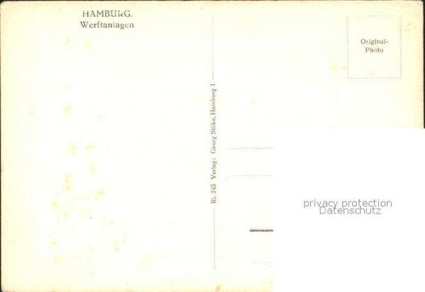 Werftbau Hamburg Werftanlagen – Bild 2