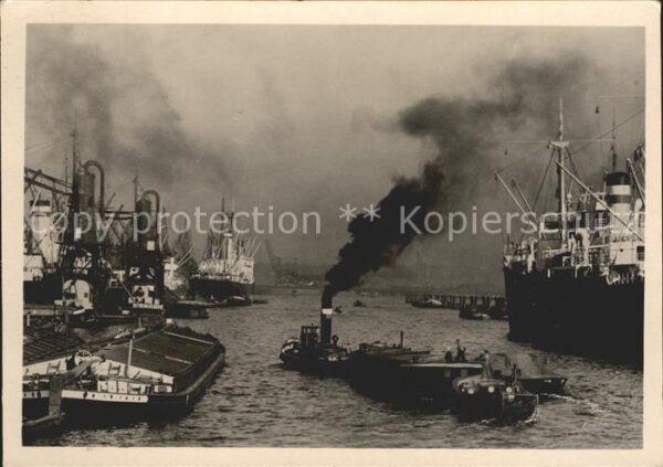 Schiffe Ships Navires Hamburg Kaiser-Wilhelm-Hafen Kronprinze