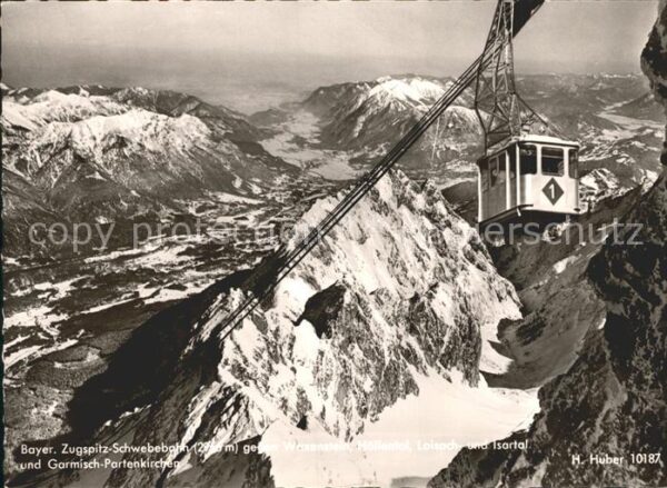 Seilbahn Bayerische Zugspitzbahn Waxenstein Höll