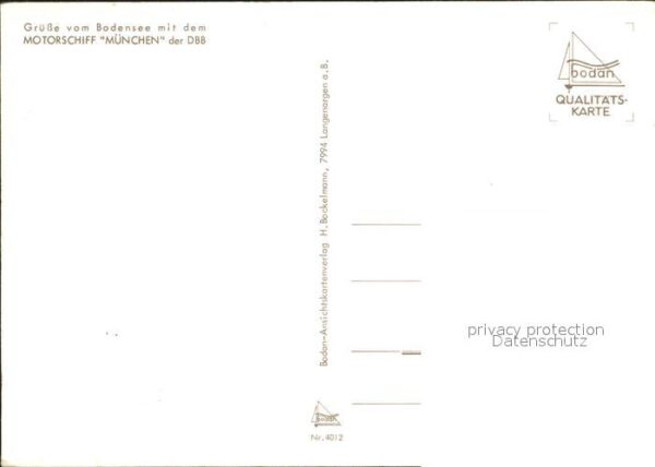Motorschiffe MS München Bodensee Unteruhldingen Pfah – Bild 2