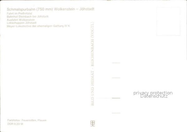 Lokomotive Pressnitztalbahn Bahnhof Steinbach Loks – Bild 2
