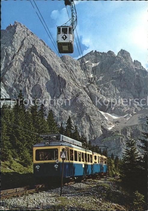 Zahnradbahn Seilbahn Bayerische Zugspitzbahnen Zugs