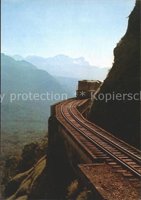 Bergbahn Paranagua Viaduto Carvalho Brasilien