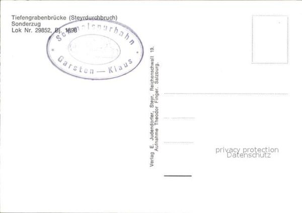 Eisenbahn Tiefengrabenbrücke Steyrdurchbruch Lok – Bild 2