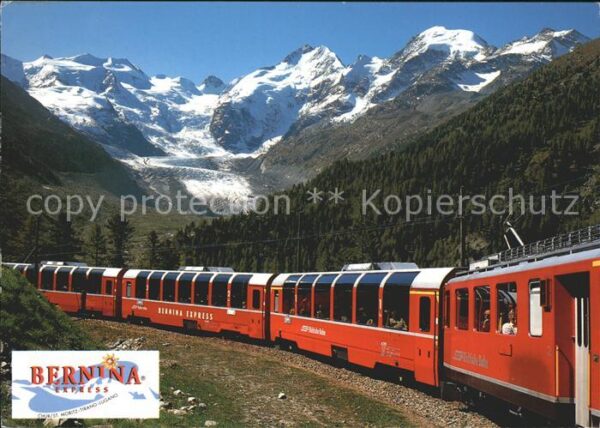 Eisenbahn Bernina-Express Morteratschgletschher B