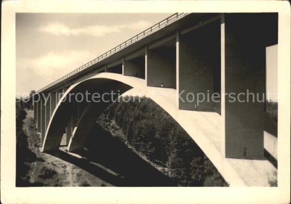 Bruecken Bauwerke Teufelstalbrücke Autobahn Dresden-Eisen