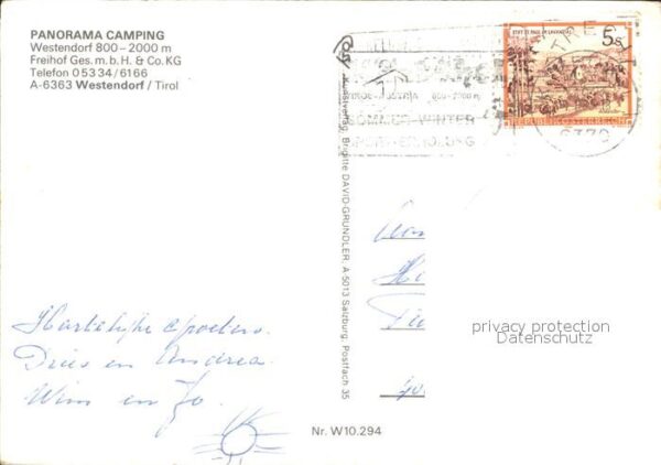Westendorf Tirol Panorama Camping Teilansichten Gaststub – Bild 2