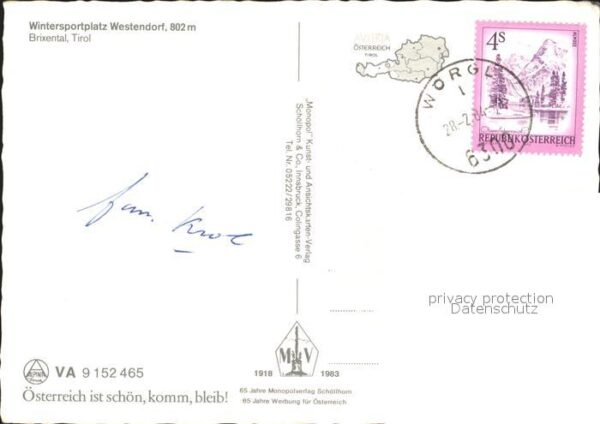 Westendorf Tirol Ortspartie Kirche – Bild 2