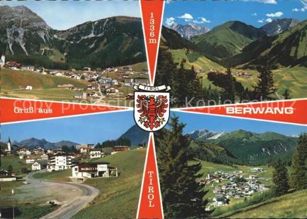 Berwang Tirol Panorama Totalansicht Ortsblick