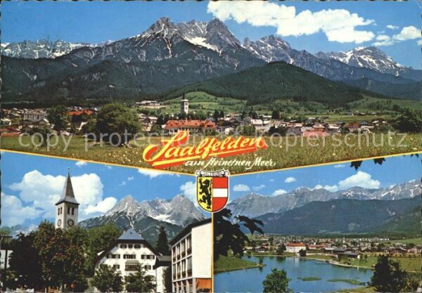 Saalfelden Steinerne Meer Panorama Teilansicht Bade und Erholungs