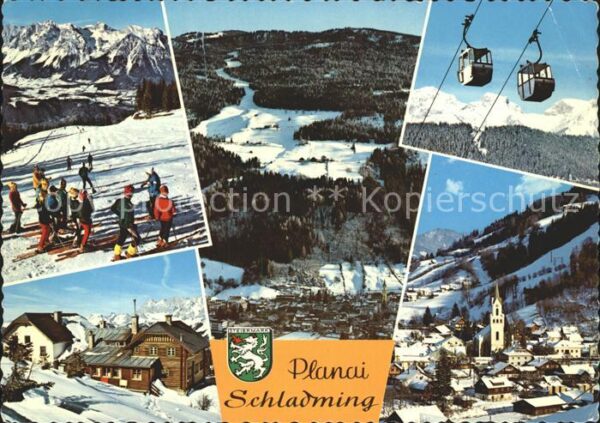 Schladming Obersteiermark Skikurs Totalansicht Planai Seilbahn Or
