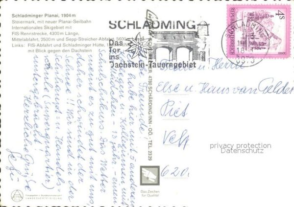 Schladming Obersteiermark Skikurs Totalansicht Planai Seilbahn Or – Bild 2