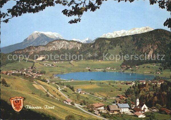 Thiersee mit Alpenseebad Zahmer und Wilder Kaise
