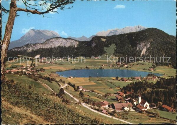 Thiersee Vorderthiersee gegen Zahmen und Wilden